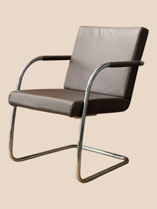 Refurbished Orangebox Sound 02 Leather Visitor Chair – Brown image 4