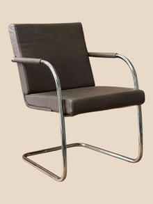 Refurbished Orangebox Sound 02 Leather Visitor Chair – Brown image 5