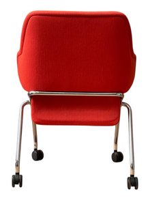 Boss Design Folding Visitor Chairs – Red – Set of 4 – Refurbished image 4