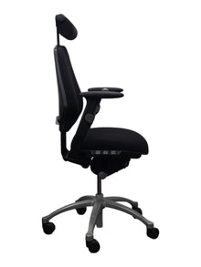 Refurbished RH Logic 300 Ergonomic Chair with Headrest – Black image 7