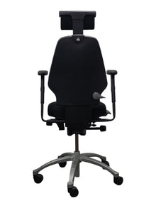 Refurbished RH Logic 300 Ergonomic Chair with Headrest – Black image 2