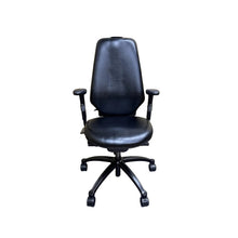 RH Logic 400 Executive Ergonomic Office Chair – Black Leather – Fully Adjustable - Refurbished image 2
