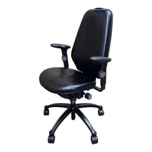 RH Logic 400 Executive Ergonomic Office Chair – Black Leather – Fully Adjustable - Refurbished image 2