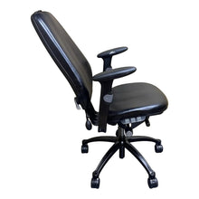 RH Logic 400 Executive Ergonomic Office Chair – Black Leather – Fully Adjustable - Refurbished image 3