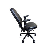 RH Logic 400 Executive Ergonomic Office Chair – Black Leather – Fully Adjustable - Refurbished image 3