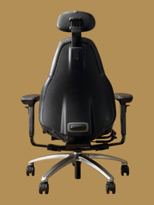 Refurbished RH Mereo 220 Genuine Leather Chair with Headrest – Black image 7