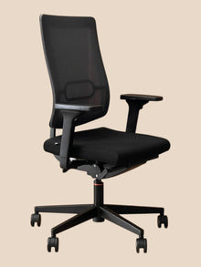 Refurbished Sedus black dot net Mesh Chair – Black image 1
