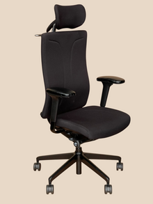 Senator Agitus High-Back Mesh Chair with Headrest – Refurbished image 2
