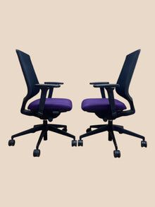 Refurbished Senator Clipper Mesh Chair – Purple image 3