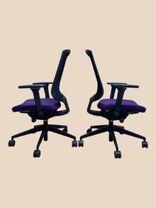 Refurbished Senator Clipper Mesh Chair – Purple image 1