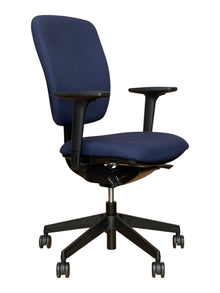 Refurbished Senator Dash Chair – Blue Fabric image 2