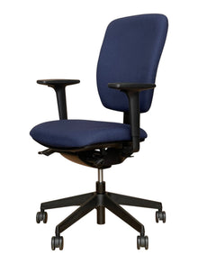 Refurbished Senator Dash Chair – Blue Fabric image 3