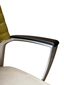 Verco Global Accord High-Back Chair – Green & Cream – Refurbished image 6