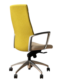 Verco Global Accord High-Back Chair – Green & Cream – Refurbished image 3