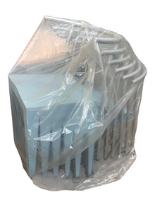 Refurbished Kartell Miss Balù Table & 3 Dr. Glob Chairs – Blue image 4