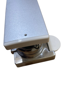 Refurbished Humanscale Dual Monitor Arm Assembly – Silver & White image 6