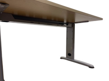 Refurbished Office Desk – Oak Finish & Silver Frame, 120 × 80 cm image 4