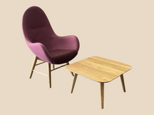 Refurbished Connection Lounge Chairs & Coffee Table – Mauve Set image 3